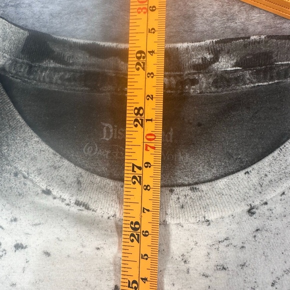 Jack Skellington Disneyland T-Shirt Mens XL Black Bleached  Gothic Halloween - Picture 6 of 7